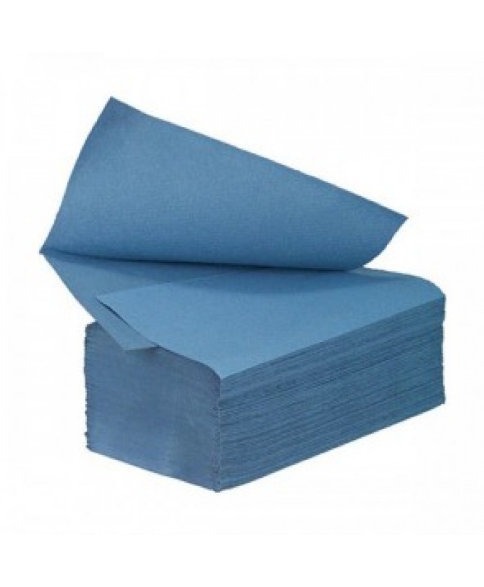 Inter-Fold Hand Towels Blue 1Ply (3600 Per Case)